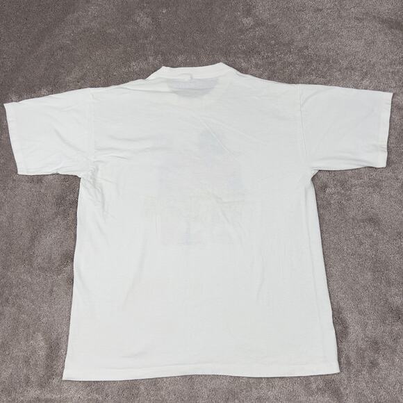 Vintage NFL T-shirt Under the Helmet Coca-Cola Classic Size XL Single White - Picture 4 of 5